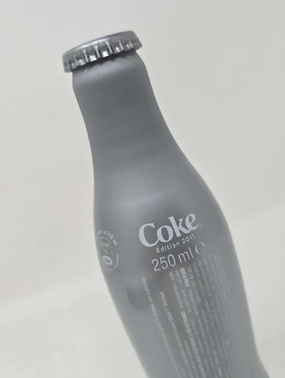 Limited Edition Daft Punk Coca Cola Glass Metal Alloy Bottle Music Band RARE